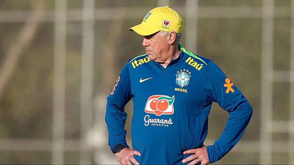 ancelotti treino selecao