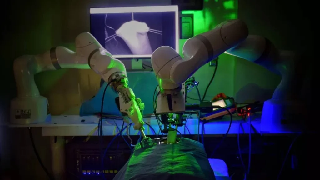 robo ia cirurgia